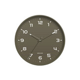 Karlsson - Wandklok Orgullo - Army green- Ø40cm