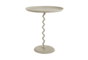 Leitmotiv - Bijzettafel Zig Zag Large - Warmgrijs