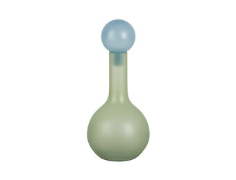 Present Time - Vaas Alegre Globo - Soft green & soft blue
