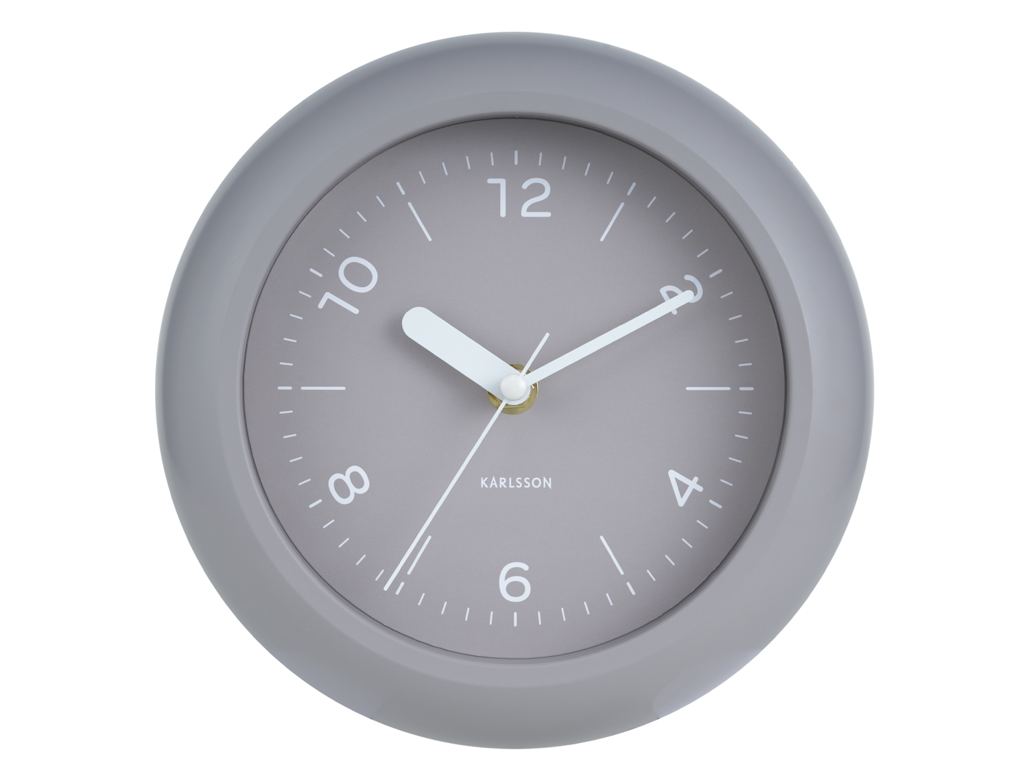 Karlsson - Wandklok Slope - Warmgrijs- Ø20cm