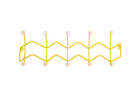 Present Time -  Kapstok Double Zig Zag - Heldergeel