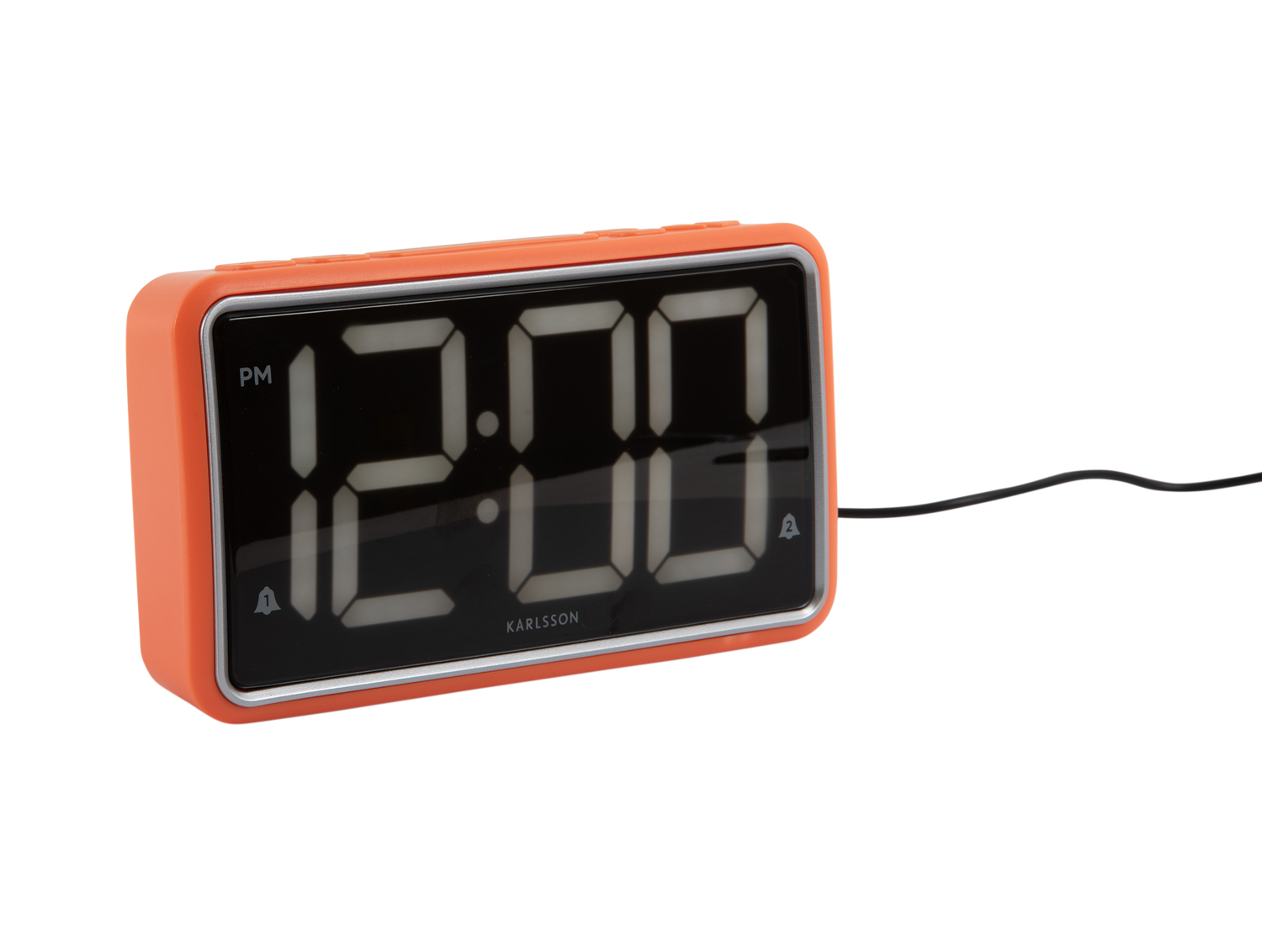 Karlsson - Wekker New Retro - Helderoranje