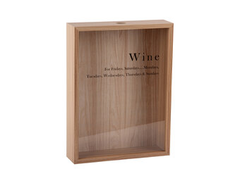 Present Time - Wine Momentum Box - Licht hout