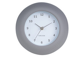 Karlsson - Wandklok Tender Rib - Warmgrijs- Ø25cm