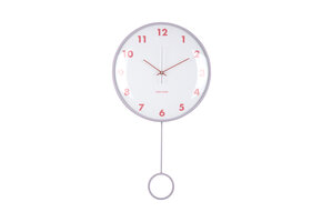 Karlsson - Wandklok Cheeky Dome Pendulum - Zachtpaars