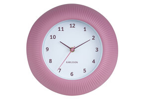 Karlsson - Wandklok Tender Rib - Rose tan- Ø25cm