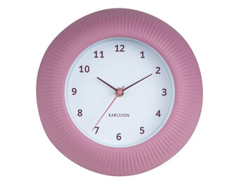 Karlsson - Wandklok Tender Rib - Rose tan- Ø25cm