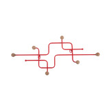 Present Time - Coat Rack Metro - Scarlet red