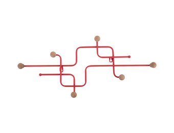 Present Time - Coat Rack Metro - Scarlet red