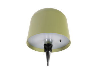 Leitmotiv - Bottle Lamp Cone Hat LED - Tea green