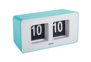 Karlsson - Wand/Tafelklok Funky Flip - Turquoise blue