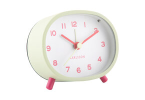 Karlsson - Wekker Cheeky Oval - Zachtgroen