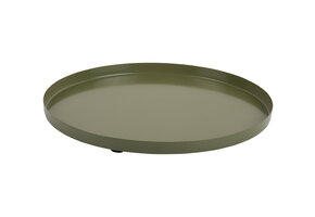 Present Time - Dienblad Servir Rond Extra Small - Army green