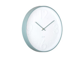 Karlsson - Wandklok Ayuno - Mistige blauw- Ø40cm