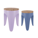 Leitmotiv - Kruk Set Double Funky - Soft purple & classic blue