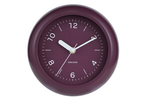 Karlsson - Wandklok Slope - Dark mauve- Ø20cm