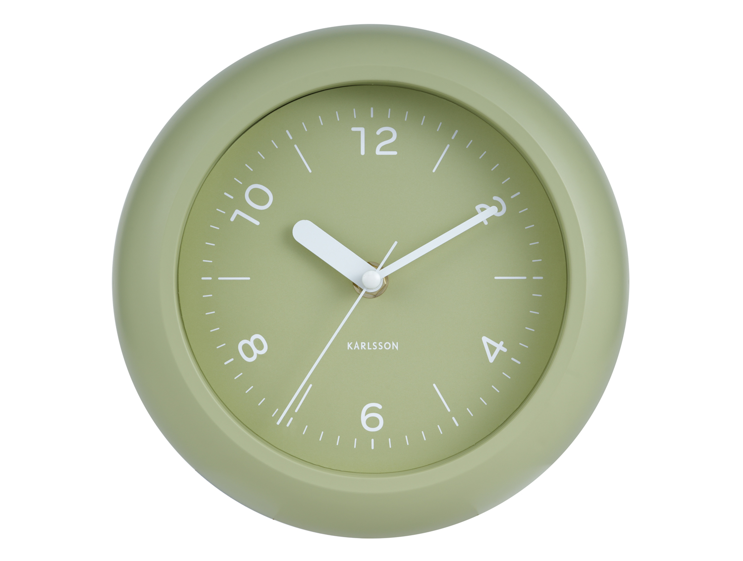 Karlsson - Wandklok Slope - Tea green- Ø20cm