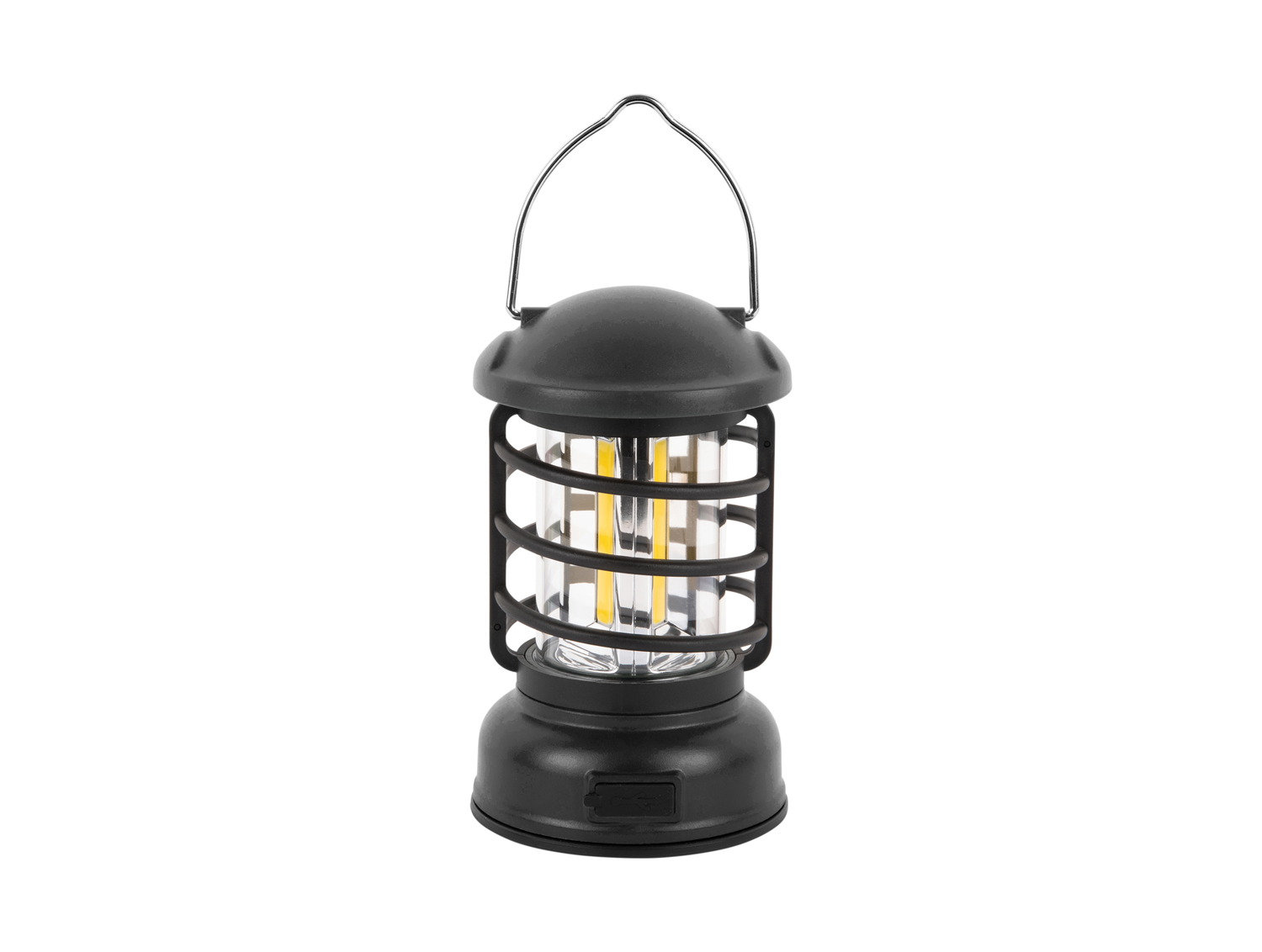 Leitmotiv - Tafellamp Camping Lantaarn LED - Zwart