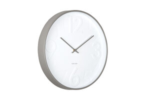 Karlsson - Wandklok Ayuno - Donkergrijs- Ø40cm