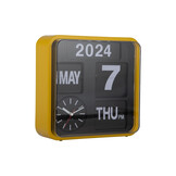 Karlsson - Wandklok Mini Flip - Geel