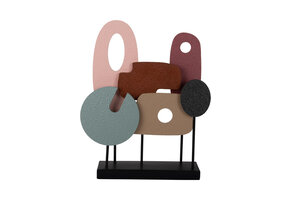 Present Time - Beeld Abstract Art Medium - Multicolor