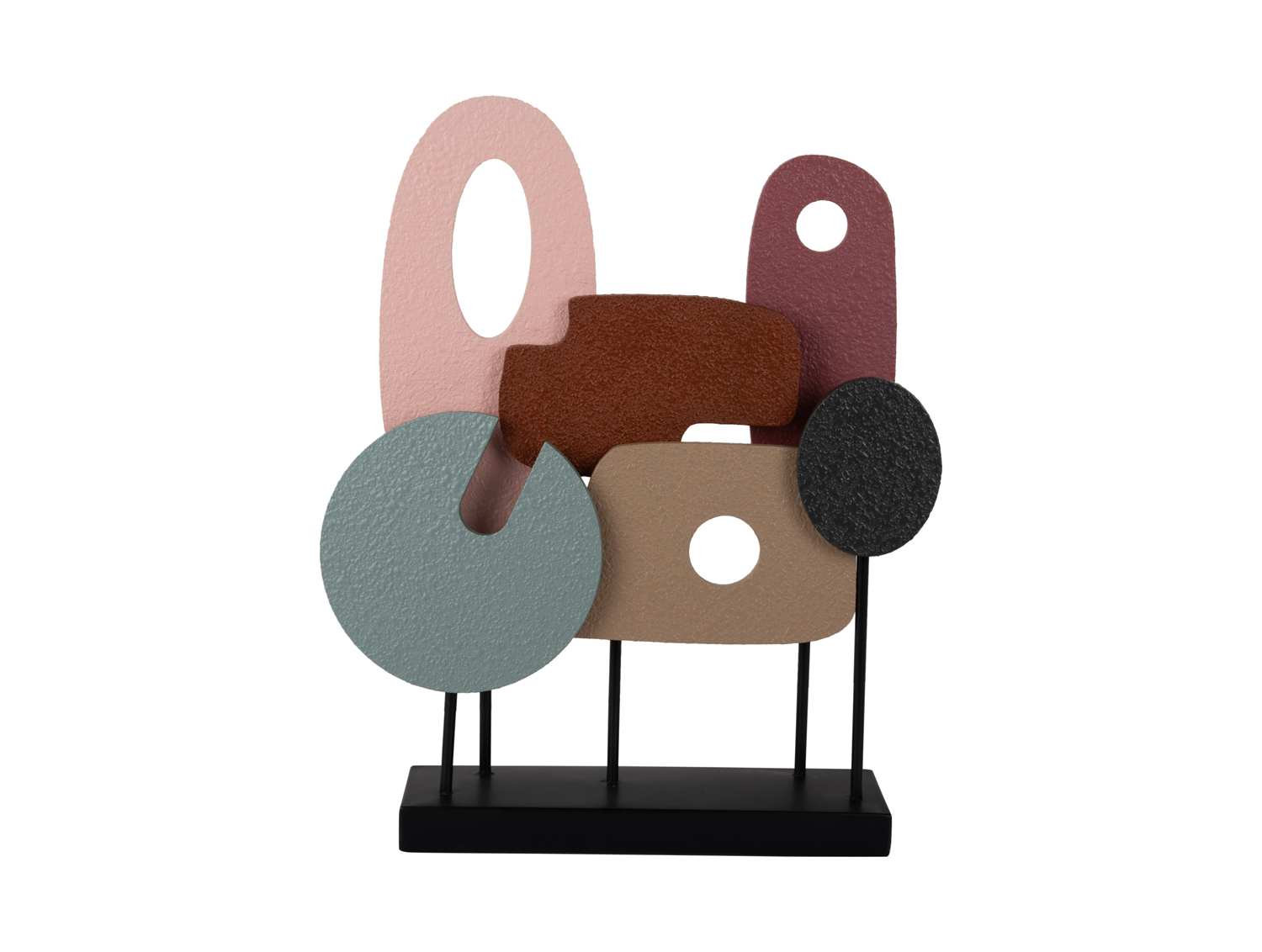 Present Time - Beeld Abstract Art Medium - Multicolor