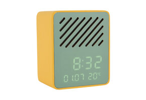 Karlsson - Wekker Funky Vibes Blue Tooth Speaker - Bright yellow & green