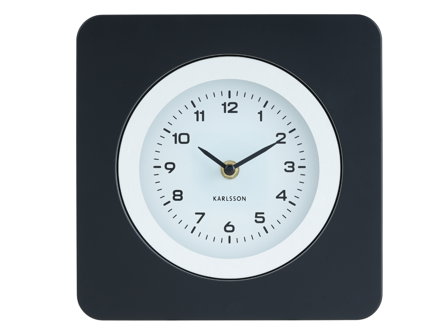 Karlsson - Wandklok New Vintage - Zwart- Ø22cm