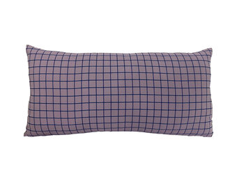 Present Time - Sierkussen Cuadro Rectangle - Soft purple & dark blue