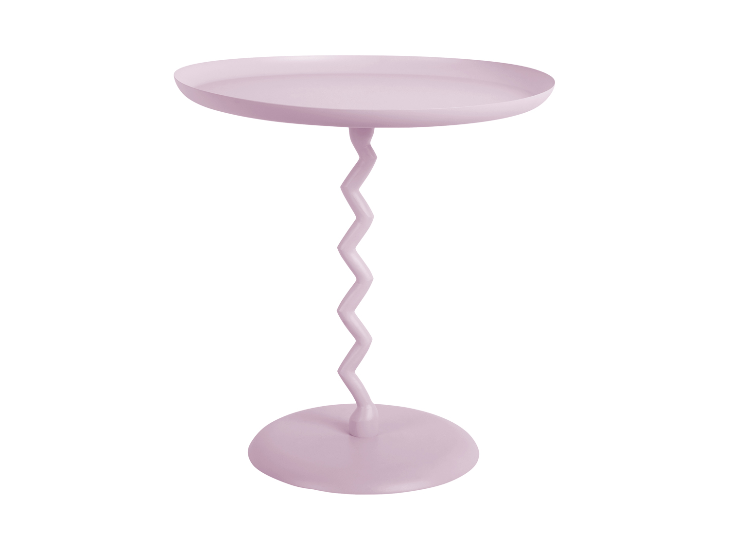 Leitmotiv - Bijzettafel Zig Zag Medium - Zachtpaars