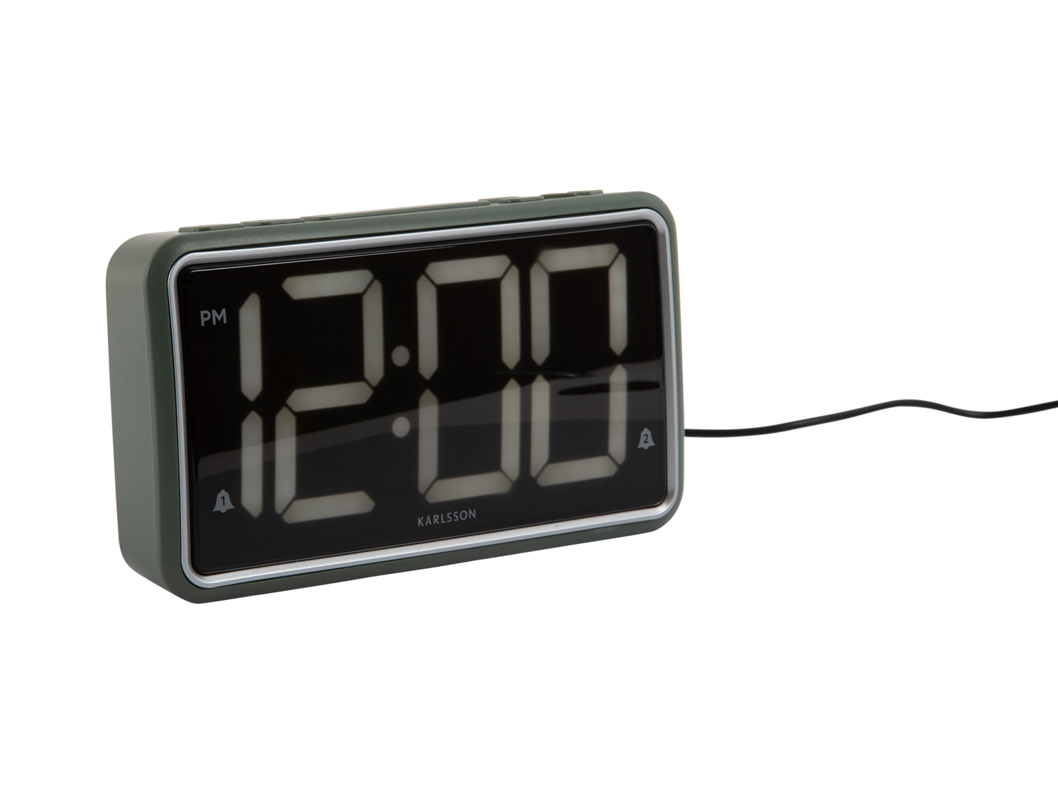 Karlsson - Wekker New Retro - Jungle groen