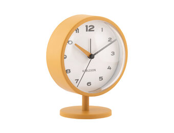 Karlsson - Wekker Brisk Dome - Okergeel