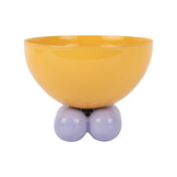 Present Time - Schaal Double Funky Medium - Bright yellow & soft purple