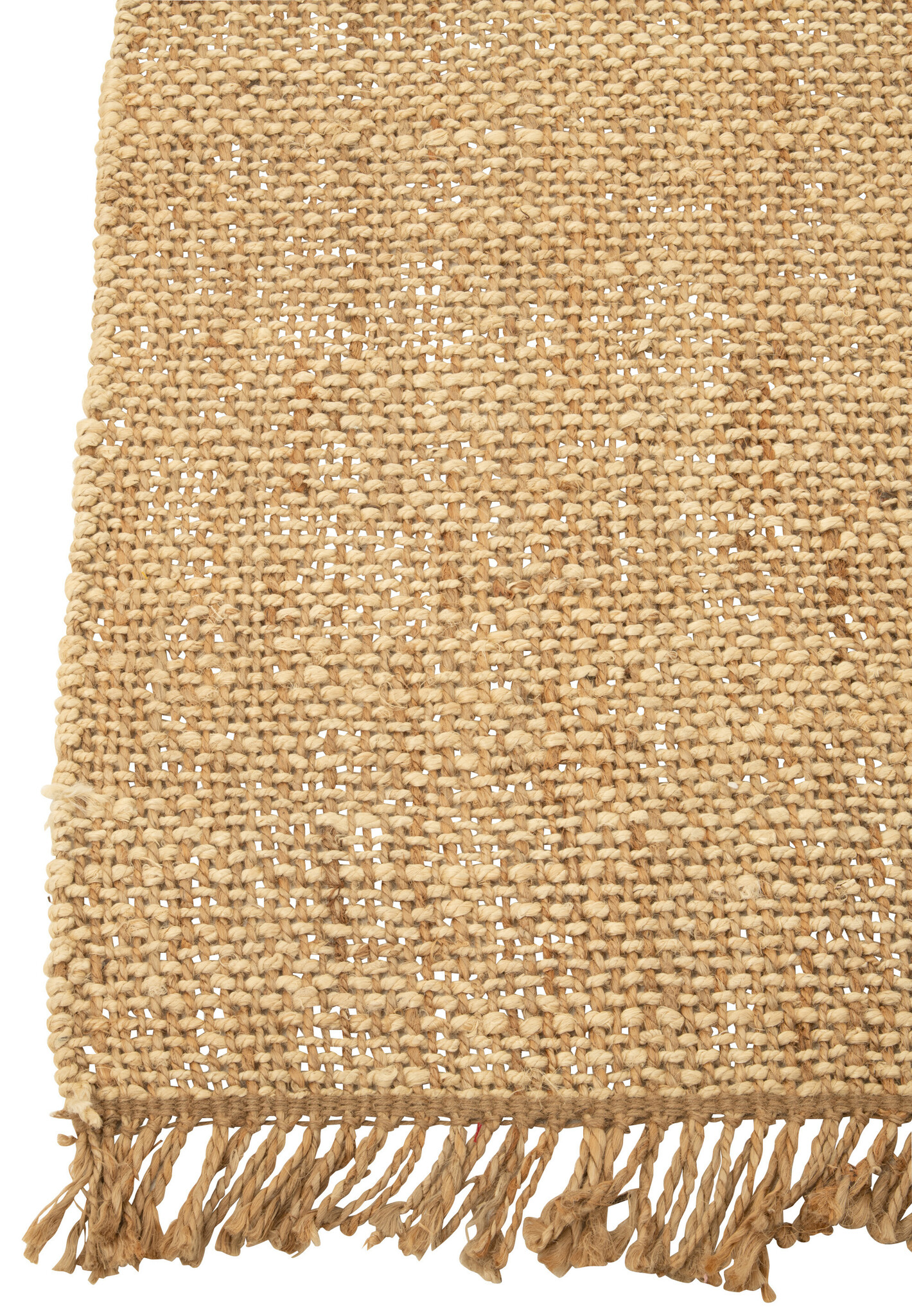 J-Line - Tapijt Havana Polyester Naturel/wit Small - 243x162x2cm