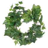 J-Line - Geurolie+bloem Glas Oranje - 11.5x8.5x27cm