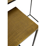 Light & Living - Side ZAYN - 119.5x30.5x78.5cm - Brons - Set van 2