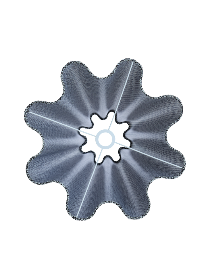Light & Living - Lampenkap BEZAHA - 50x18.5x45cm - Zwart