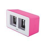 Karlsson - Wand/Tafelklok Funky Flip - Helderroze