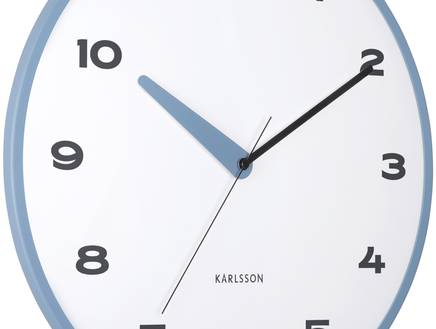 Karlsson - Wandklok Brisk Dome - Classic blue- Ø40cm