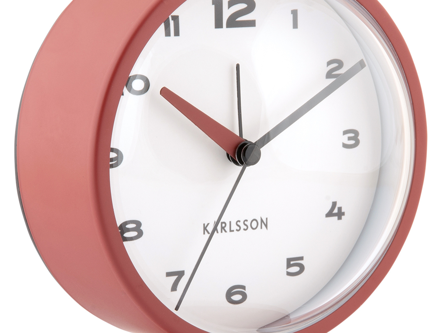 Karlsson - Wekker Brisk Dome - Rode oker