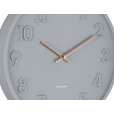 Karlsson - Wandklok Calma - Donkergrijs