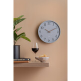 Karlsson - Wandklok Calma - Donkergrijs