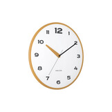 Karlsson - Wandklok Brisk Dome - Okergeel- Ø40cm