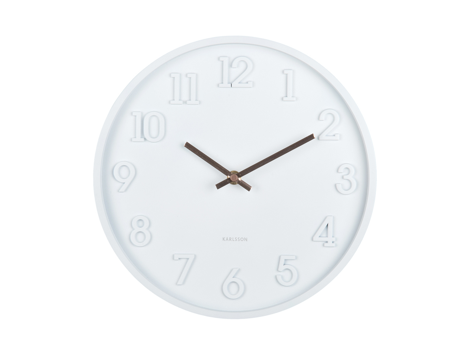 Karlsson - Wandklok Calma - Wit