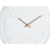 Karlsson - Wandklok Calma - Wit