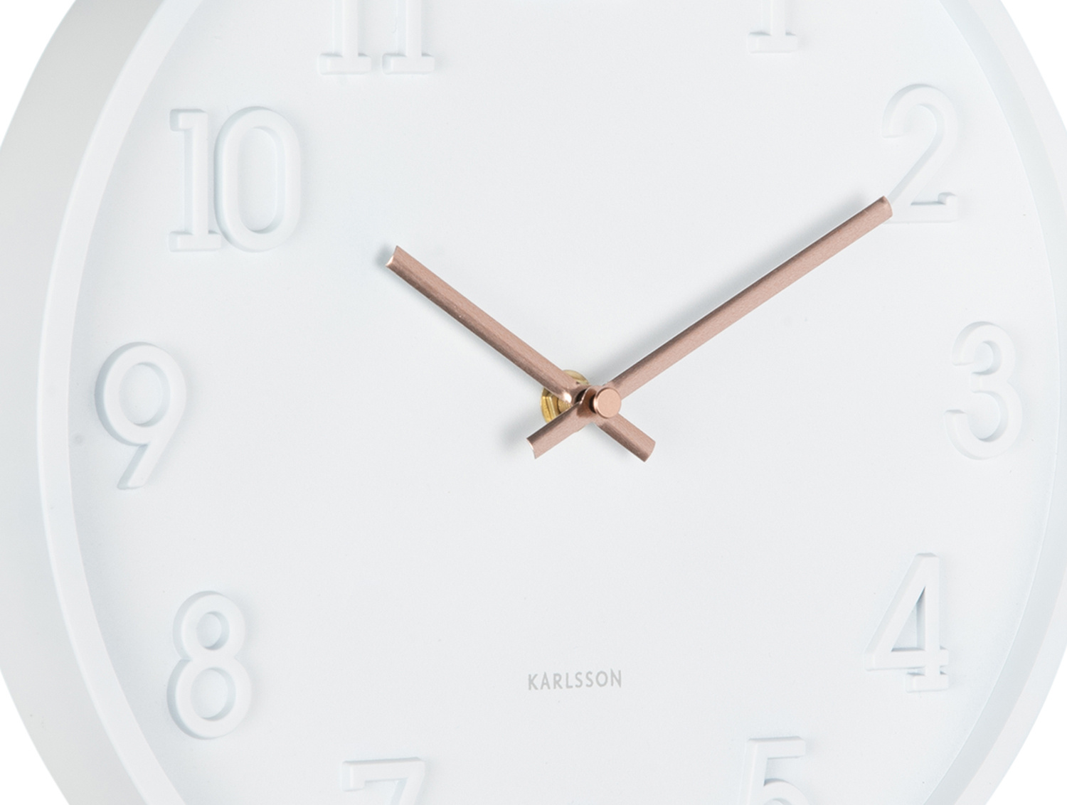 Karlsson - Wandklok Calma - Wit