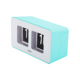 Karlsson - Wand/Tafelklok Funky Flip - Turquoise blue