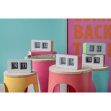 Karlsson - Wand/Tafelklok Funky Flip - Turquoise blue