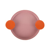 Present Time - Dienblad Double Funky Large - Soft pink & bright orange