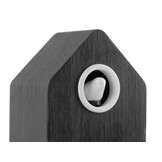 Karlsson - Wekker Cuckoo LED - Zwart hout